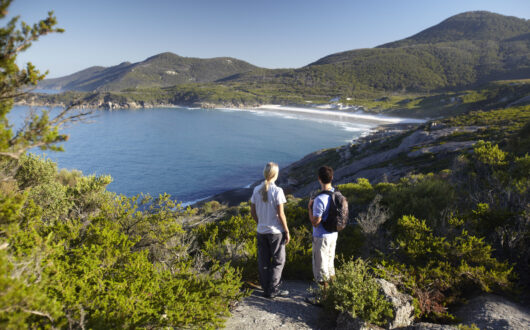 View of Whiskey bay at Wilsons Promontory national Park